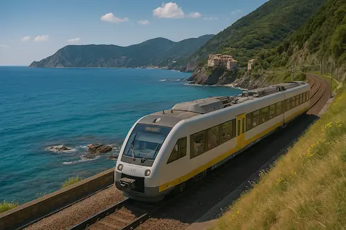 Tren regional costa azul viajar en Interrail