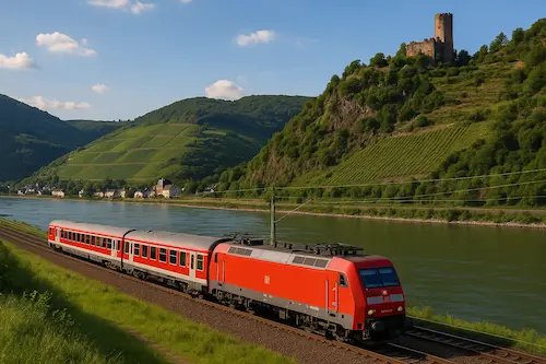 Vista de tren europa tren Europa